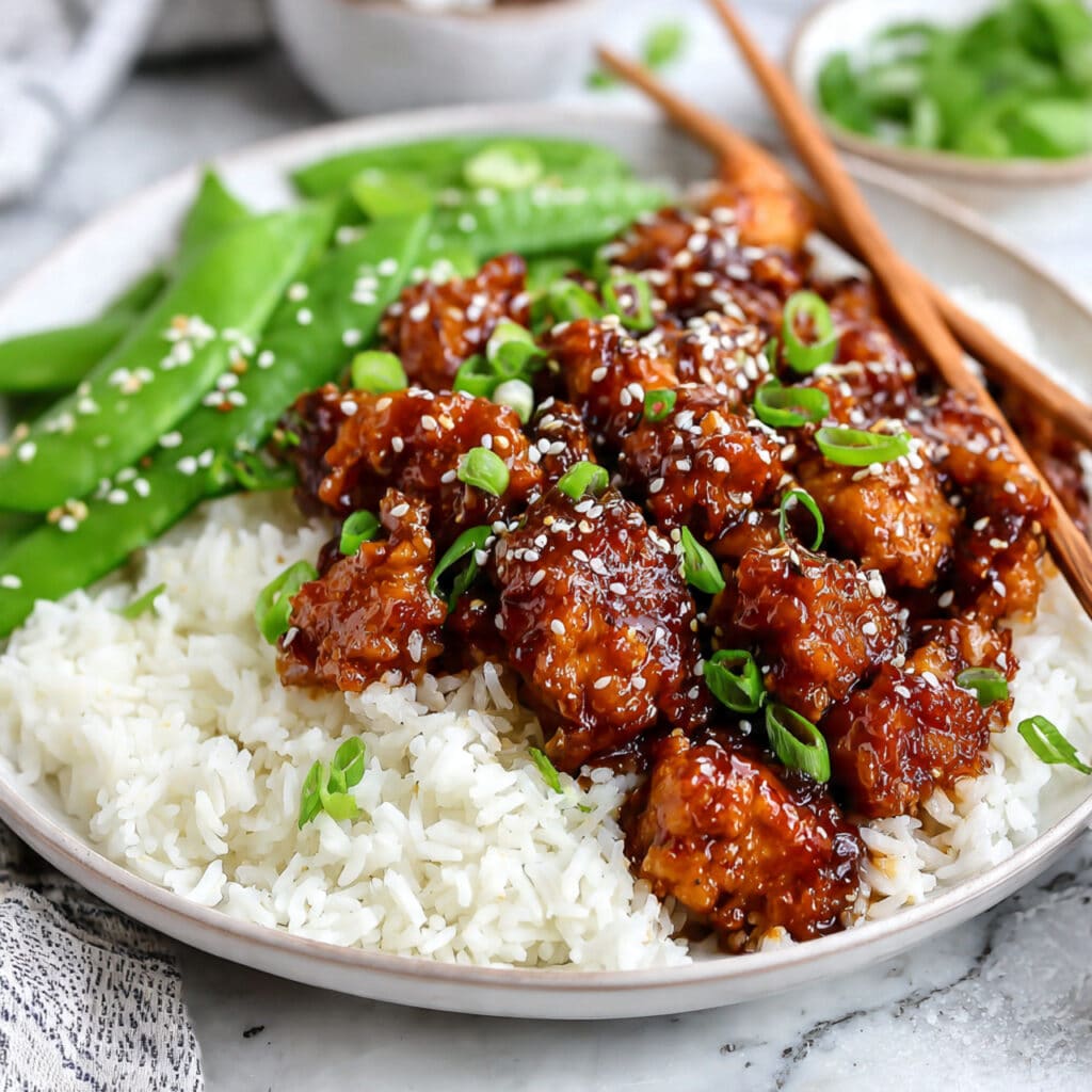 20 Minute Skinny Sesame Chicken Recipe