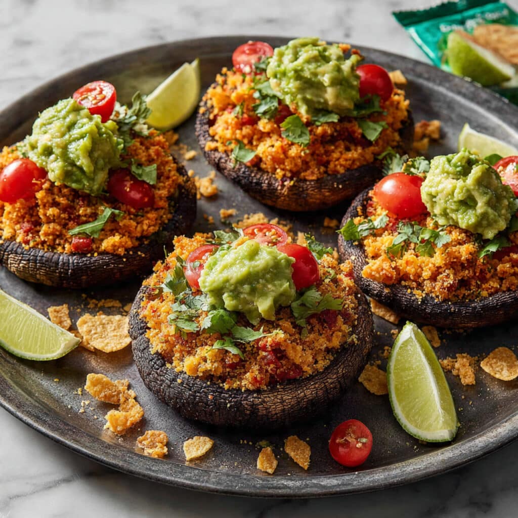 30-Minute Soyrizo-Stuffed Mushrooms Recipe