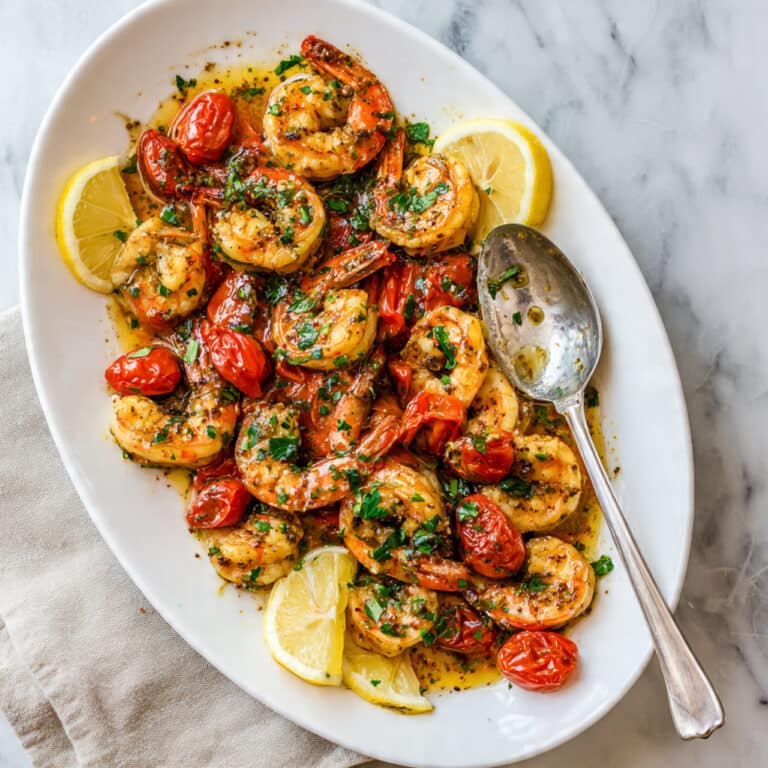 Sheet Pan Garlic Parmesan Shrimp Recipe