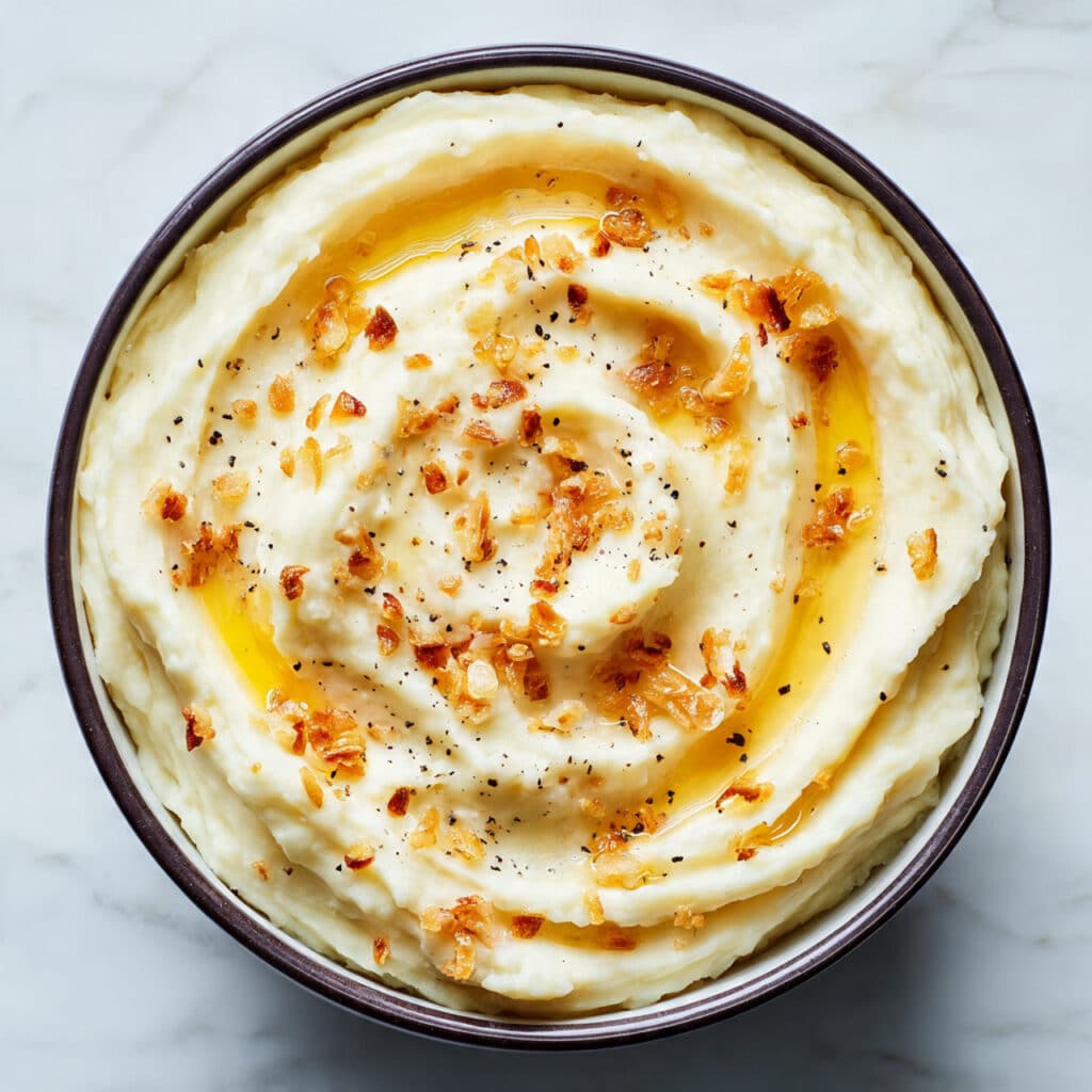 Crispy Shallot Mashed Potatoes Recipe