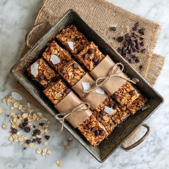 No-Bake Almond Joy Granola Bars Recipe