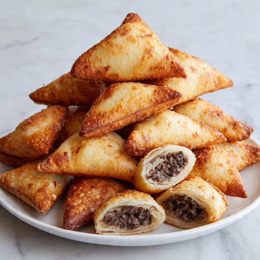 Beef Wellington Fried Wantons Recipe