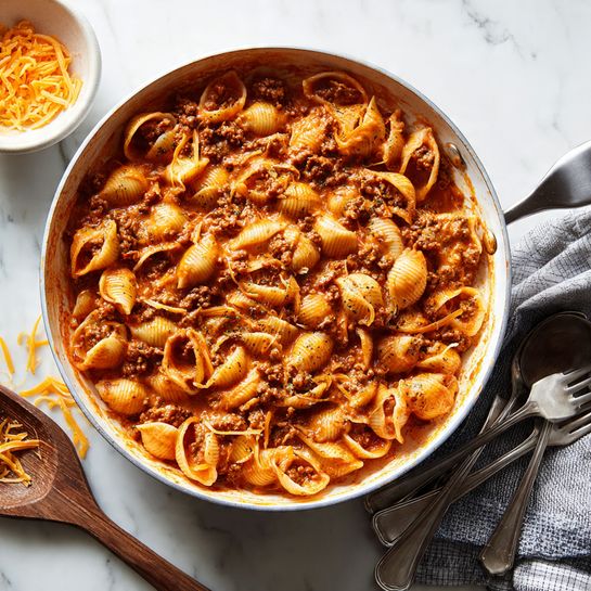 Homemade Cheesy Hamburger Helper in One Pot Recipe