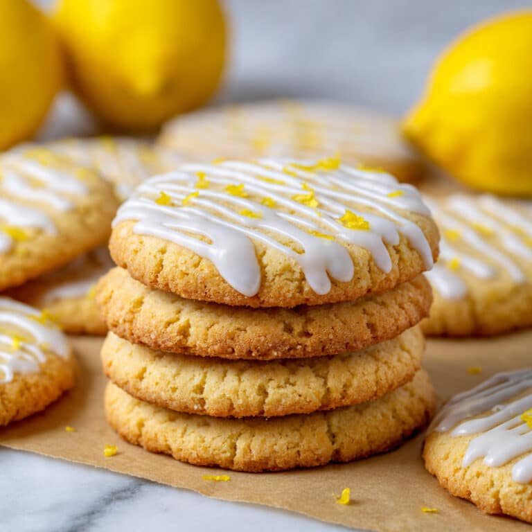 Lemon Meltaway Cookies with Homemade Glaze Recipe