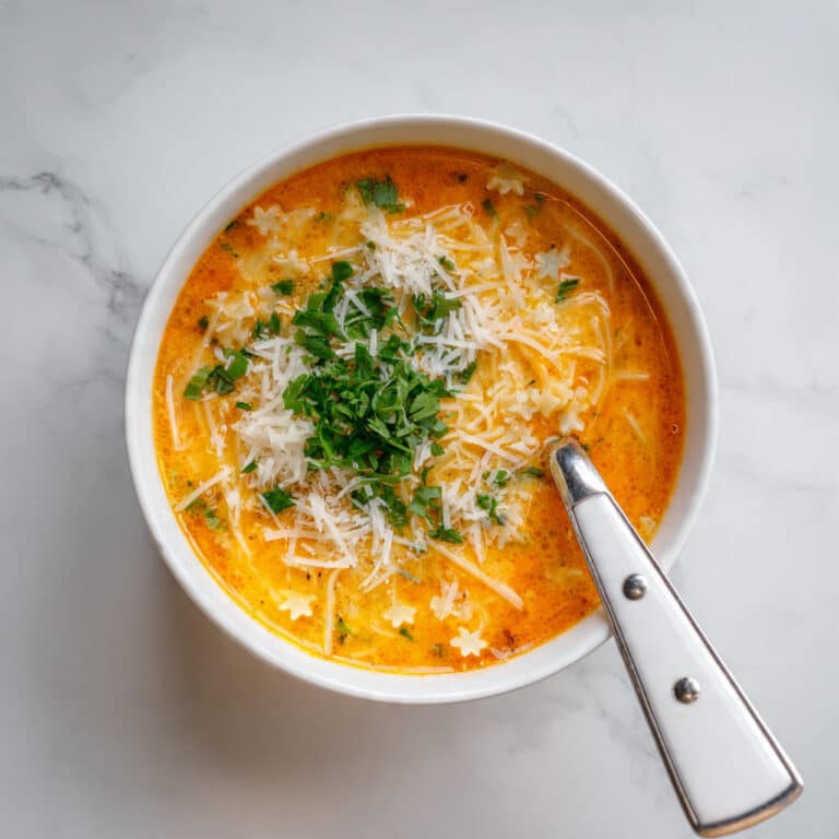 Cozy Italian Pastina Soup with Vegetable-Spiked Chicken Broth Recipe