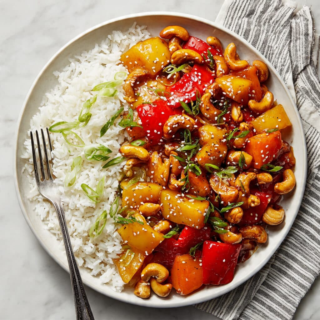 Jessica’s Sheet Pan Cashew Chicken Recipe