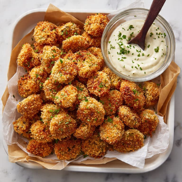 Crispy Air Fryer Mushrooms Recipe