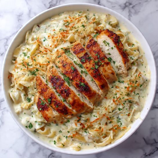 Creamy Chicken Alfredo Pasta Recipe
