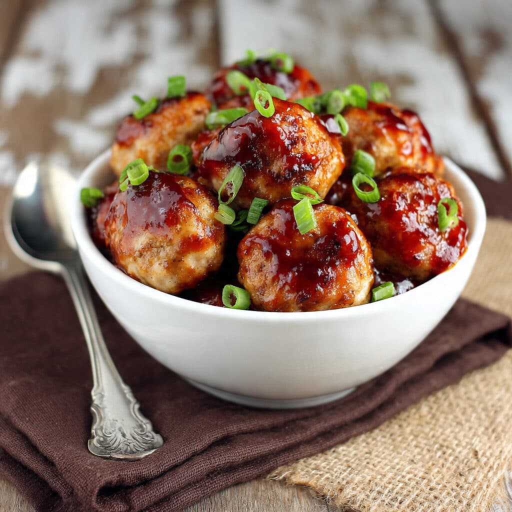 Sweet Chili Sauce Turkey Meatballs Recipe