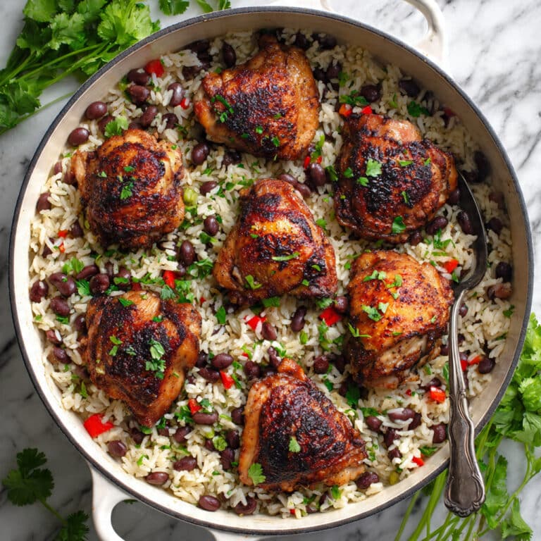 One-Pan Chicken with Rice and Beans Recipe