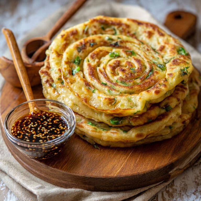 Buttery Scallion Pancakes Recipe
