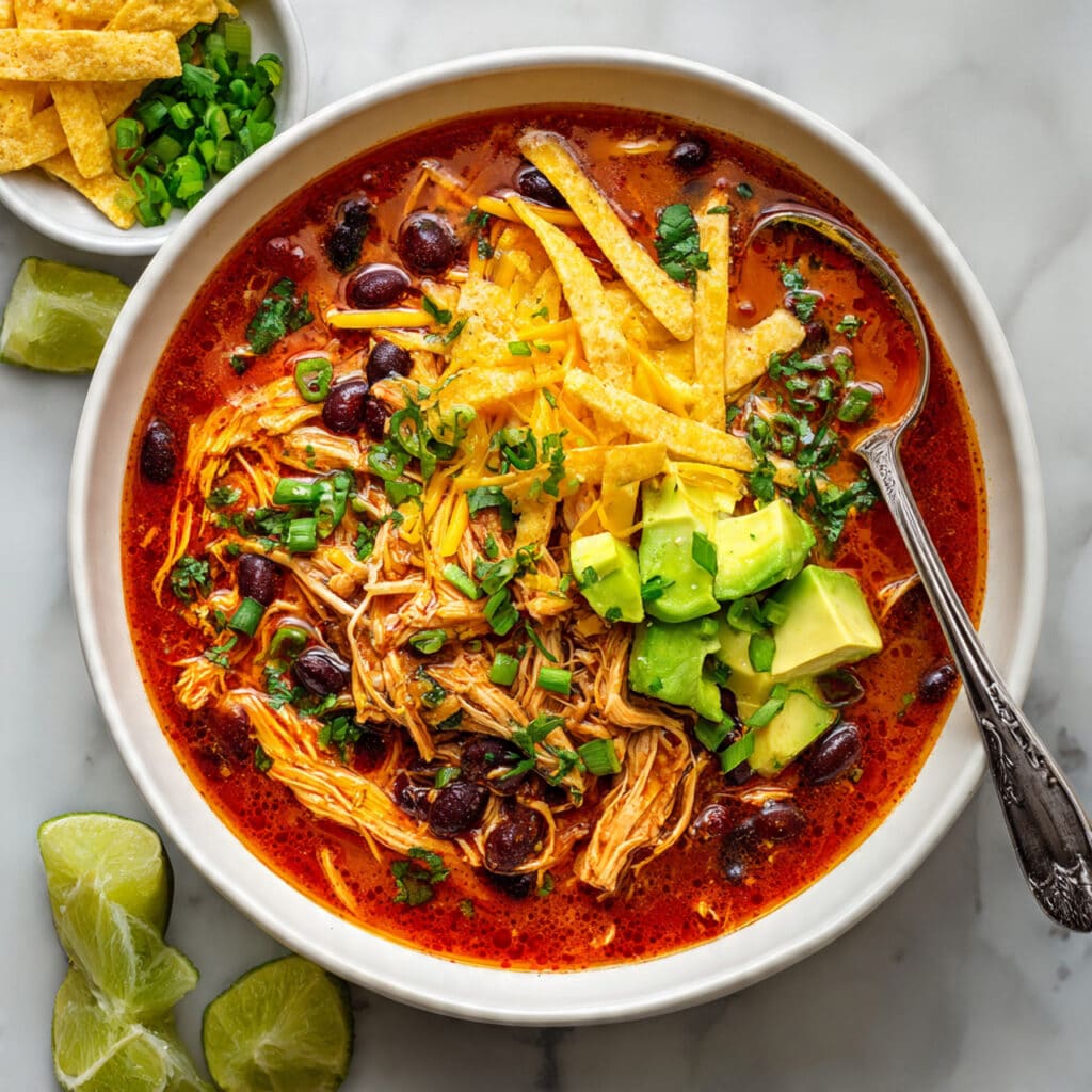 Healthy Chicken Tortilla Soup Recipe