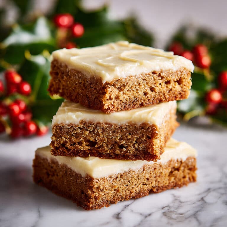 Gingerbread Brownies with Cream Cheese Frosting Recipe
