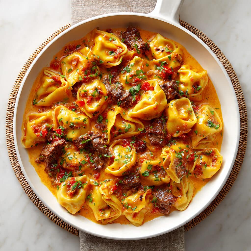 One Pot Taco Tortellini Recipe