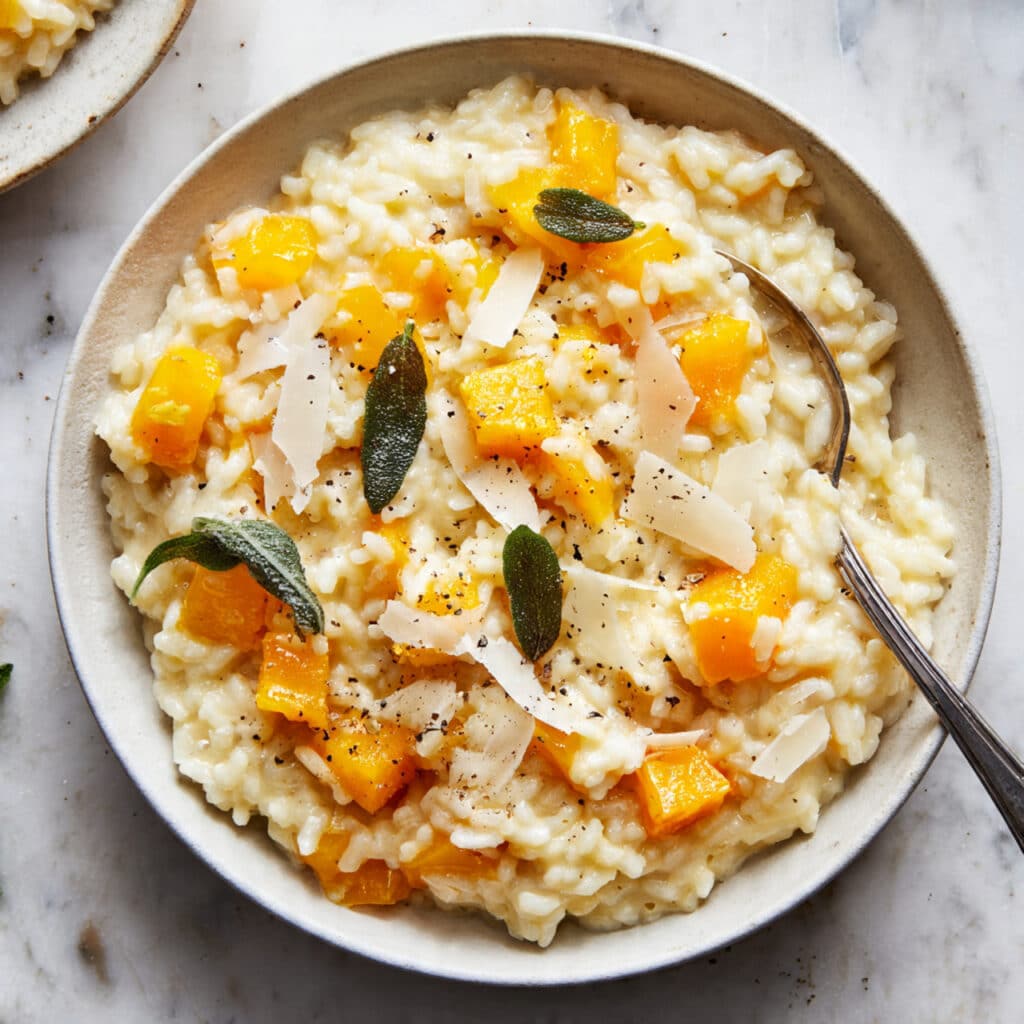 Roasted Butternut Squash Risotto Recipe