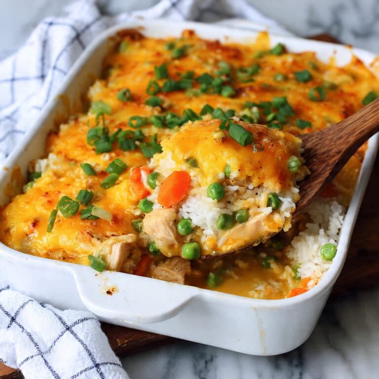 Bang Bang Chicken and Rice Bake Recipe