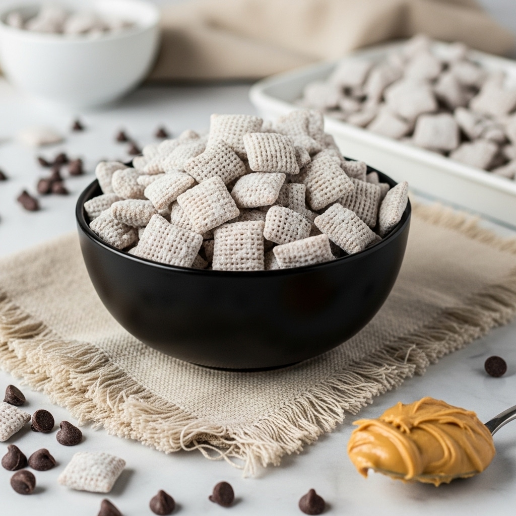 Chocolate Peanut Butter Puppy Chow Recipe