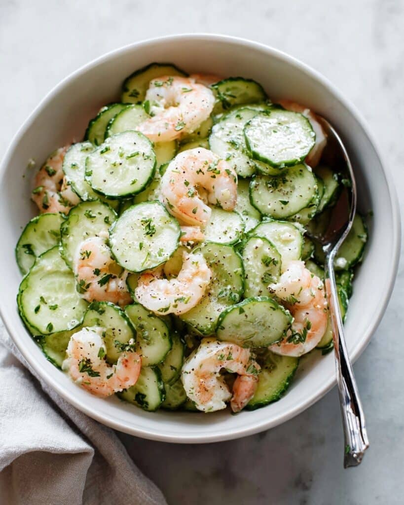 Refreshing Cucumber and Shrimp Salad Recipe