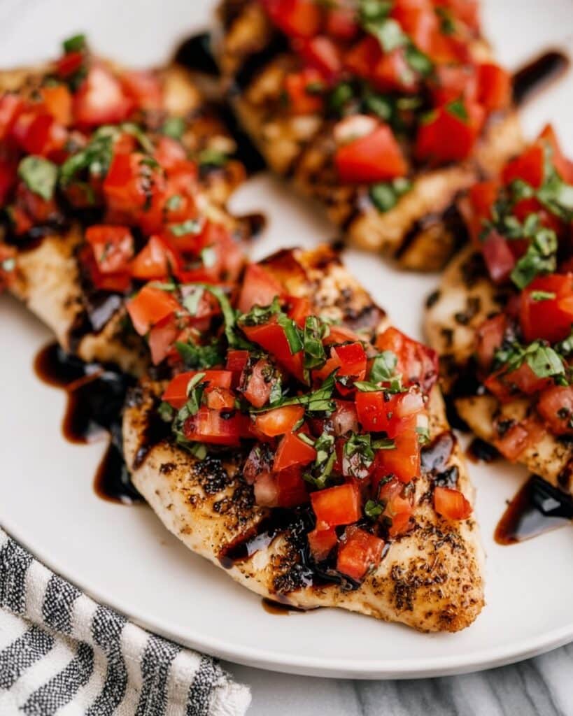 30-Minute Bruschetta Chicken (Grilled or Baked) Recipe