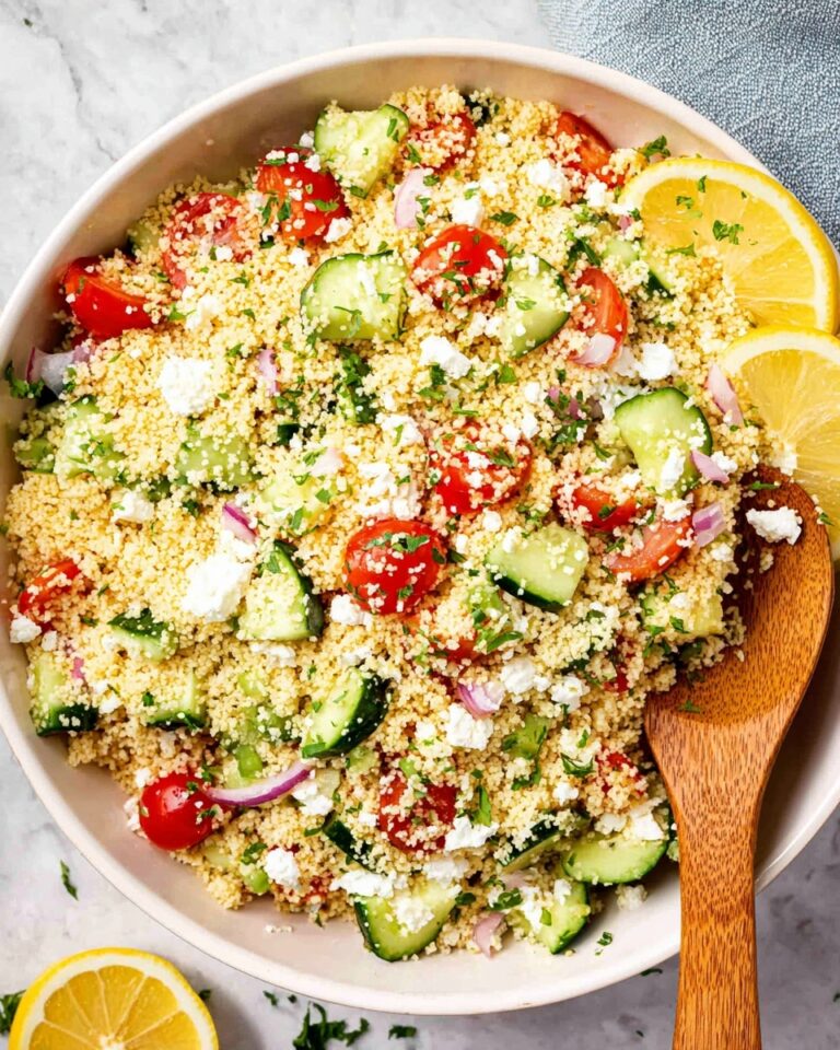 Lemon Cucumber Couscous Salad Recipe