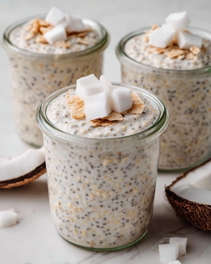 Coconut Cream Pie Overnight Oats Recipe