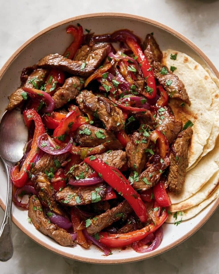 Air Fryer Steak Fajitas Recipe