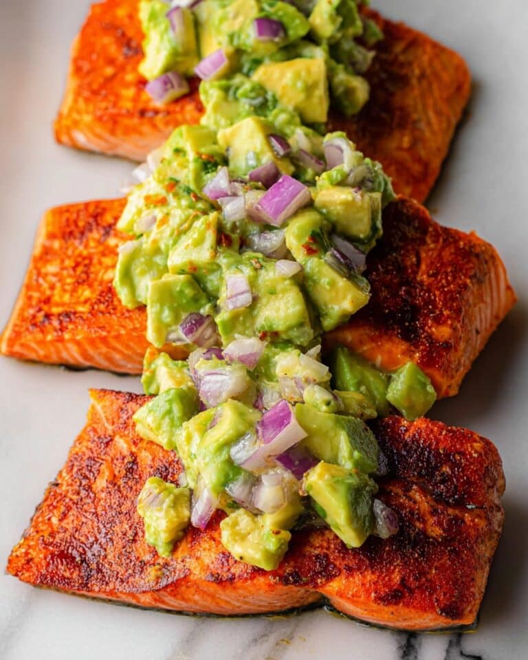 Grilled Salmon with Avocado Salsa Recipe