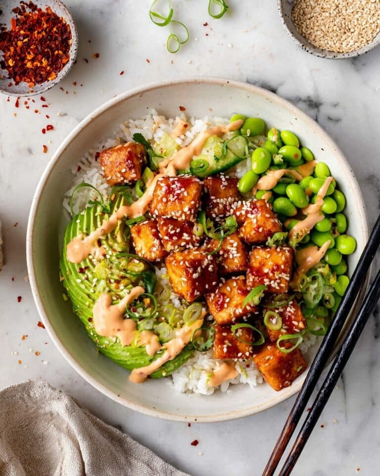 Honey Sriracha Salmon Bowls Recipe