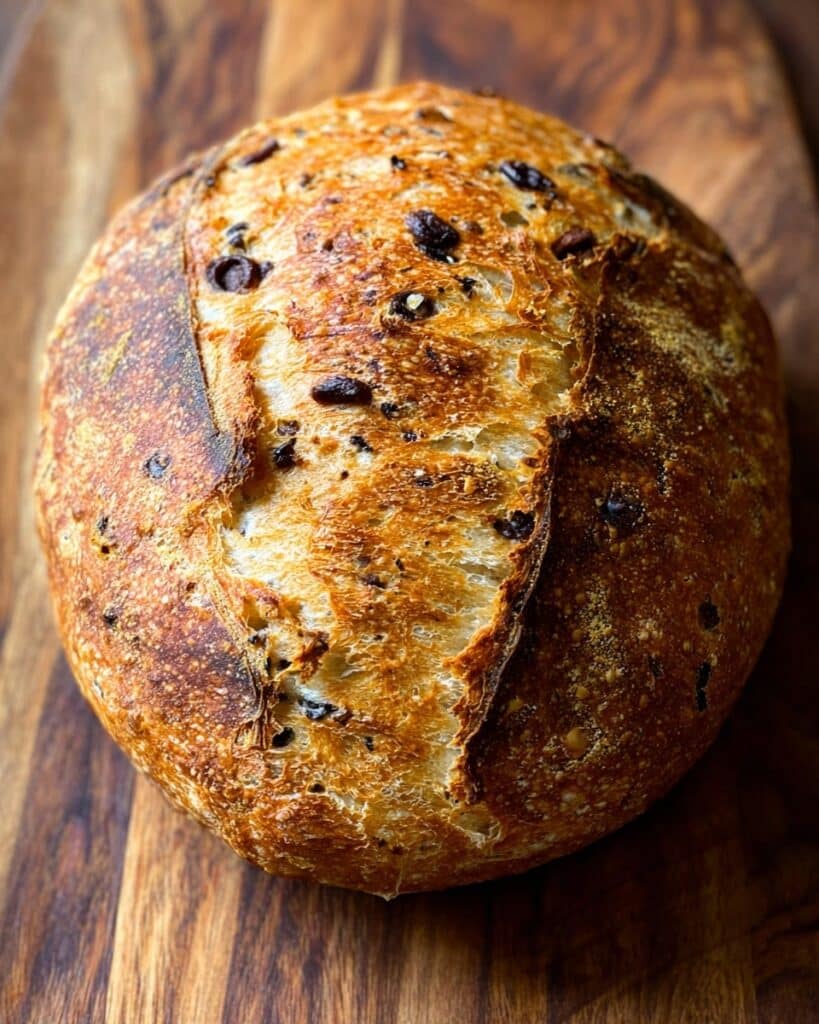 Rosemary-Olive Sourdough Bread Recipe