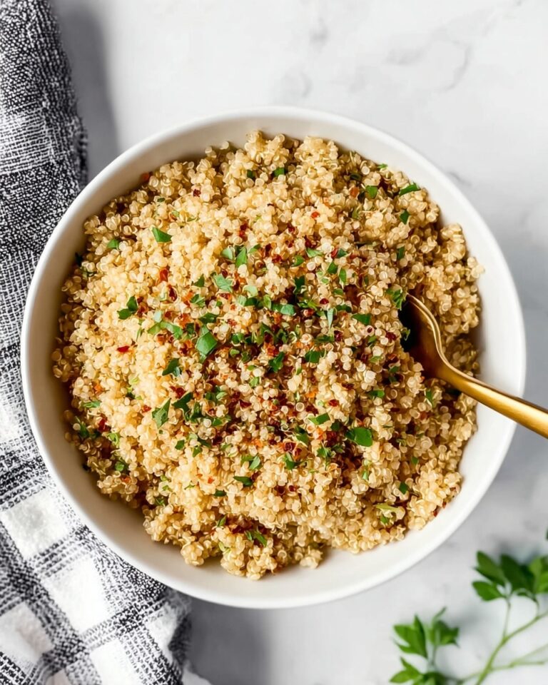 5-Ingredient Garlic Butter Quinoa Recipe