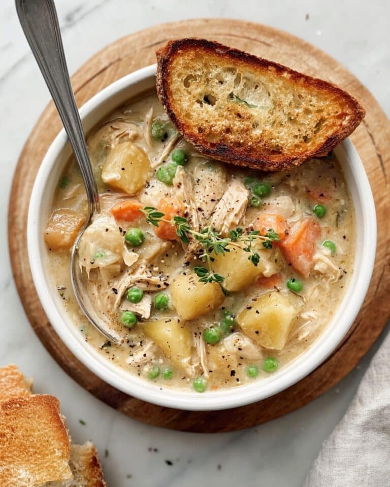 Slow Cooker White Wine Chicken Stew with Herbs and Veggies Recipe