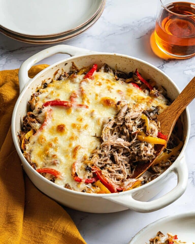 Philly Cheesesteak Casserole Recipe