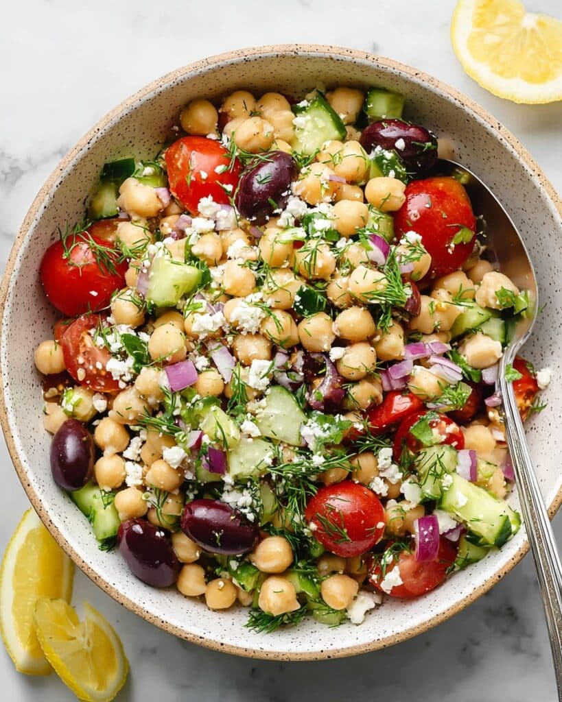 Mediterranean Chickpea Salad Recipe