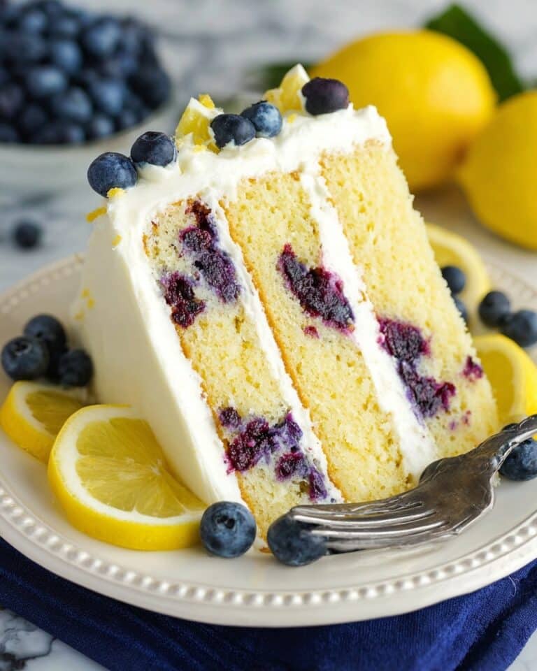 Lemon Blueberry Cake Recipe