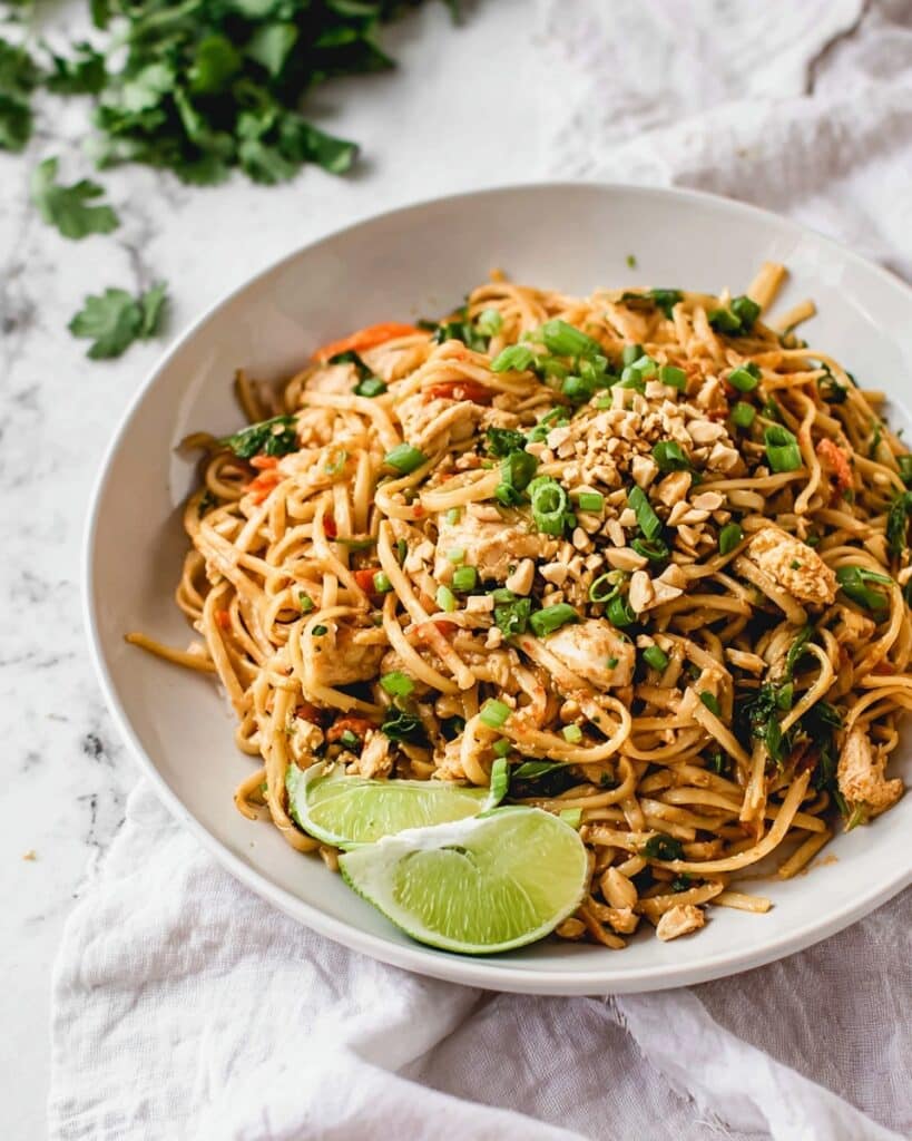 Healthy Chicken Pad Thai Recipe