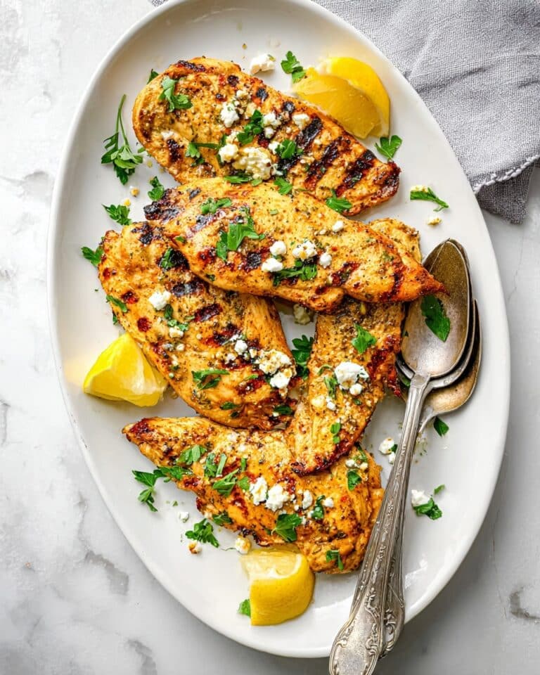 Greek Chicken with Feta and Lemon Recipe