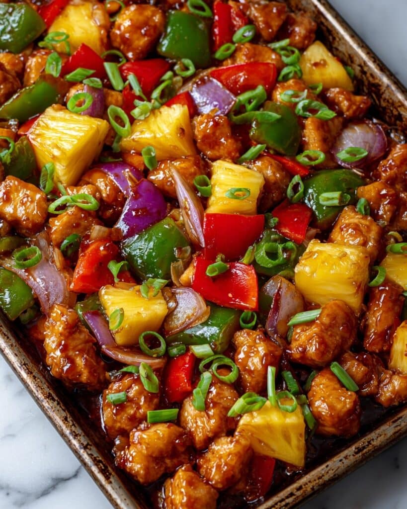 Hawaiian Chicken Sheet Pan Recipe
