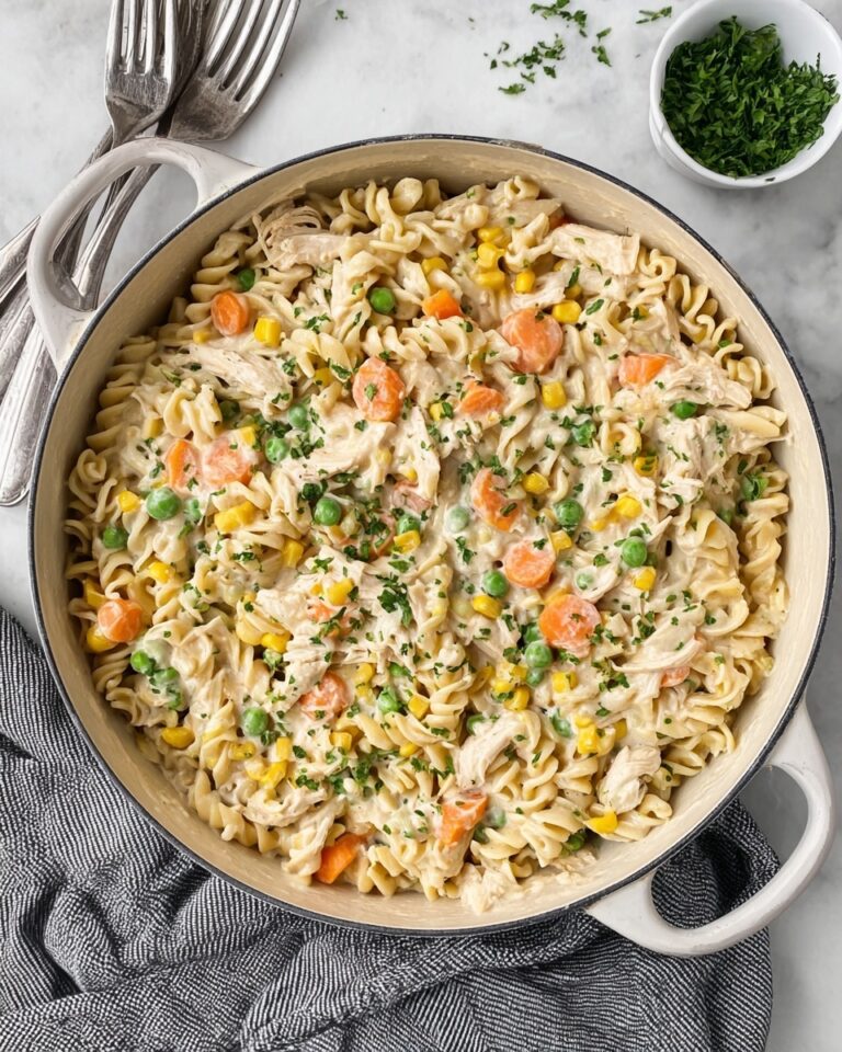 Chicken Pot Pie Pasta Recipe