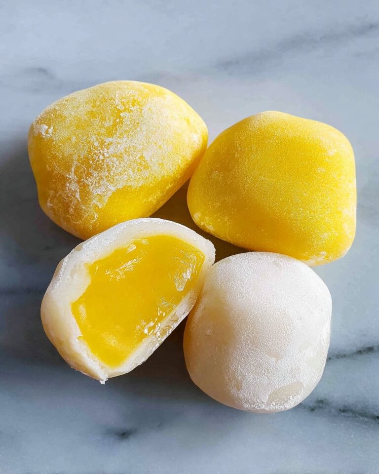 Mango Mochi Recipe (Fruit, Cream or Ice Cream Filling) Recipe