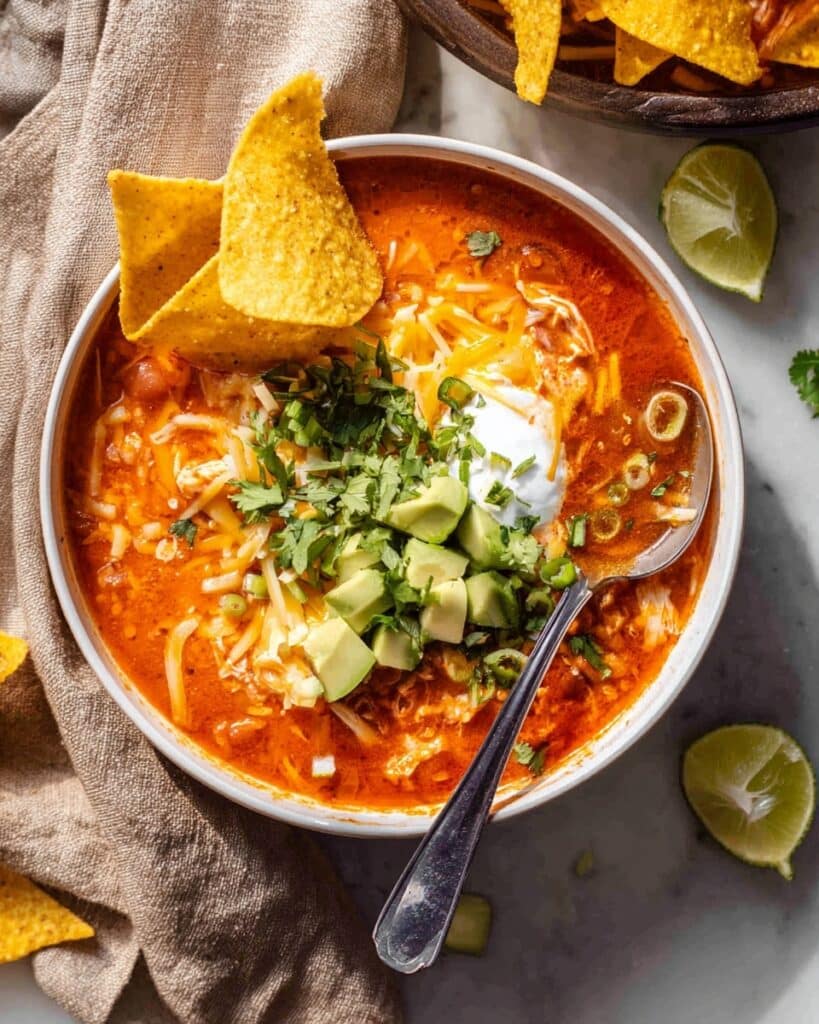 Dump And Go Crockpot Buffalo Chicken Chili Recipe