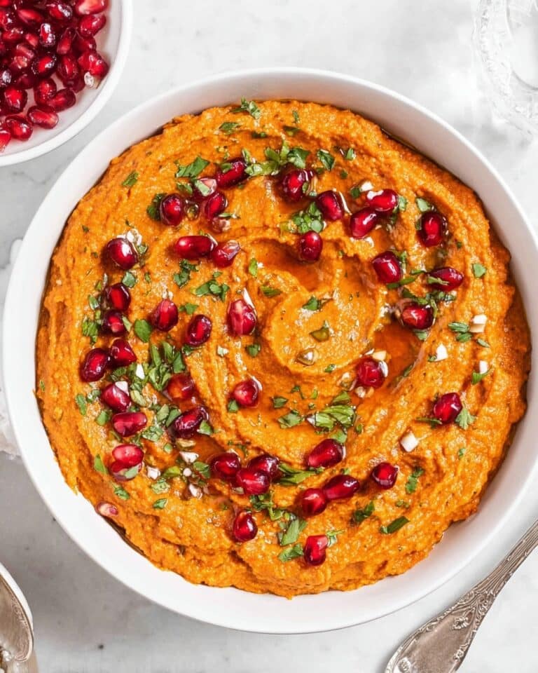 Muhammara: Middle Eastern Roasted Pepper, Tomato, and Walnut Dip Recipe