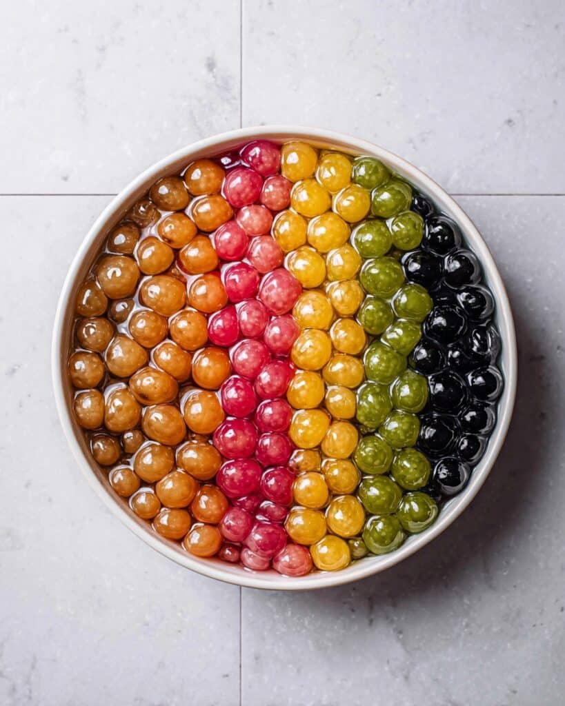 How to Make Tapioca Pearls (Boba) in 5 Flavors Recipe