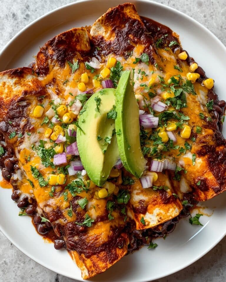 Sweet Potato, Corn, and Black Bean Enchiladas Recipe