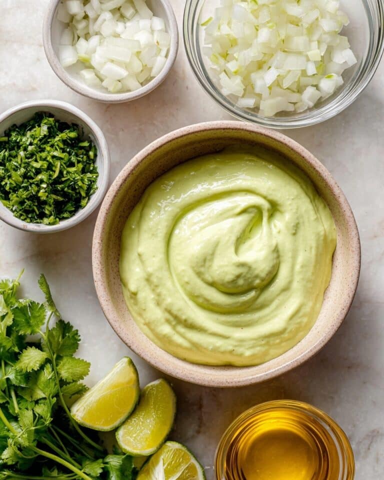 Thick & Creamy 5-Minute Avocado Crema! Recipe