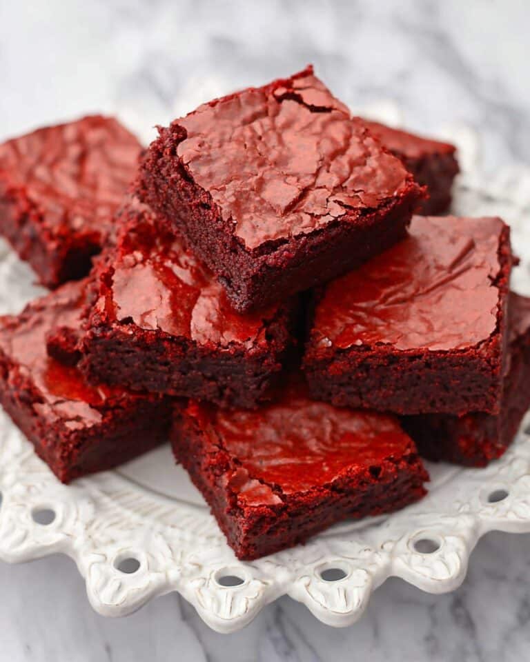 Best Homemade Red Velvet Brownies Recipe