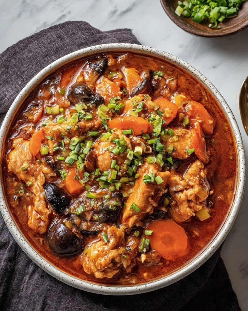 Slow Cooker Korean Chicken Stew Recipe