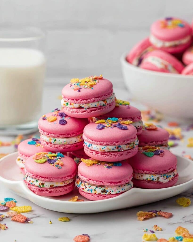 Cereal Milk Macarons with German Buttercream Recipe