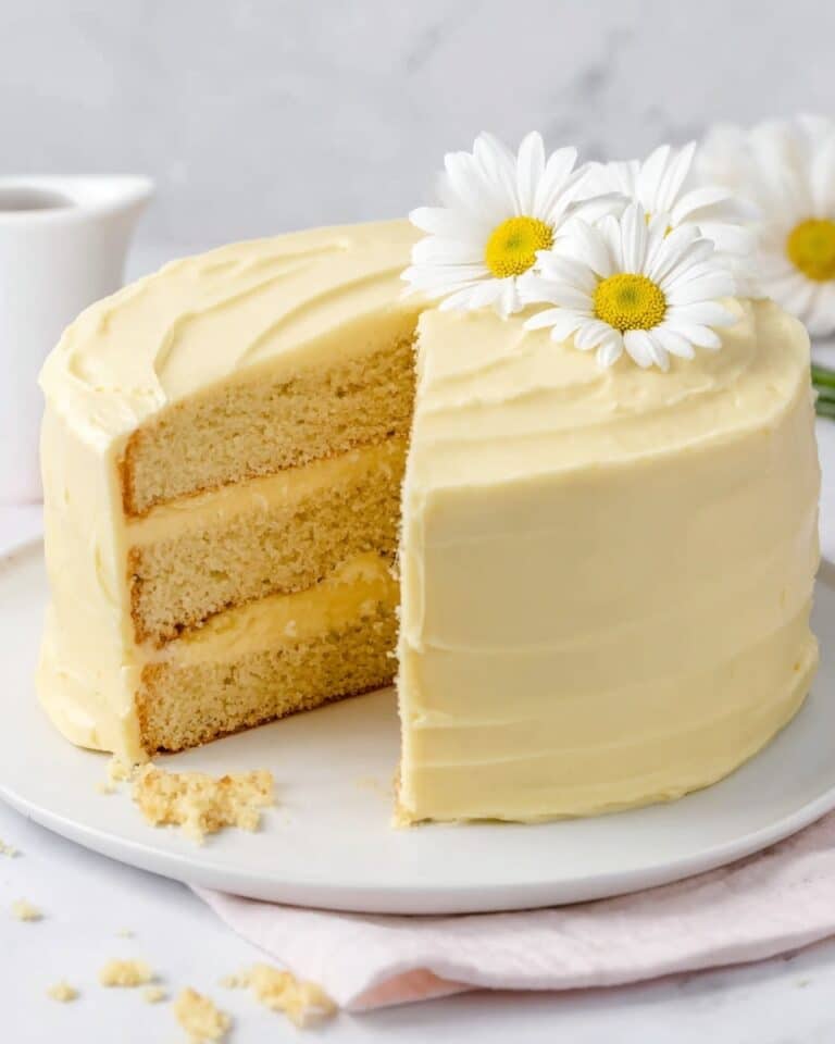 Lemon Velvet Cake with Cream Cheese Frosting Recipe