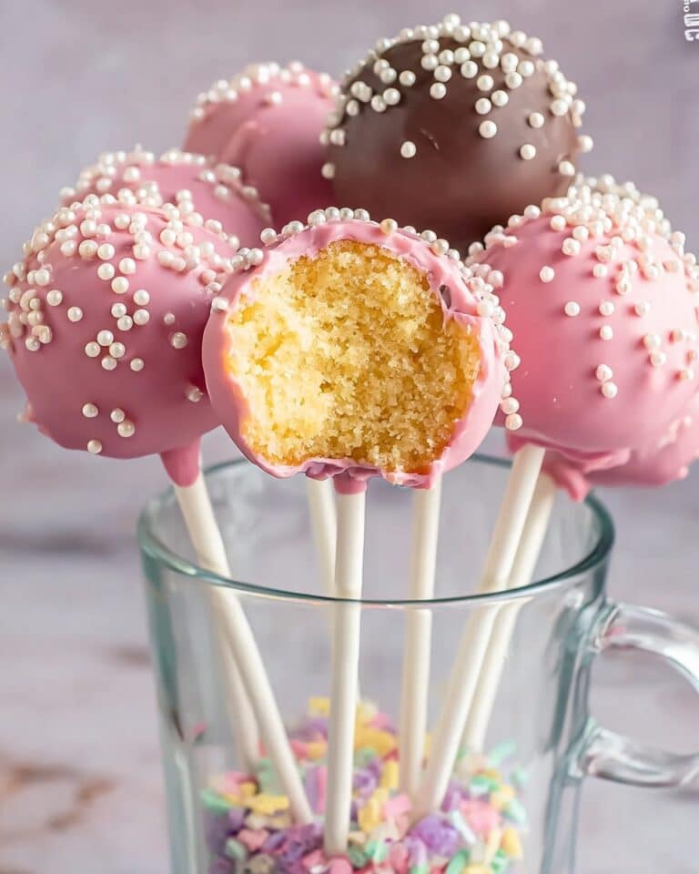 Starbucks Birthday Cake Pops (Copycat Recipe) Recipe