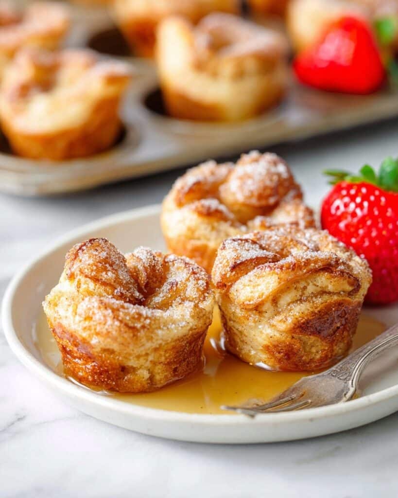 Cinnamon Vanilla French Toast Muffins Recipe